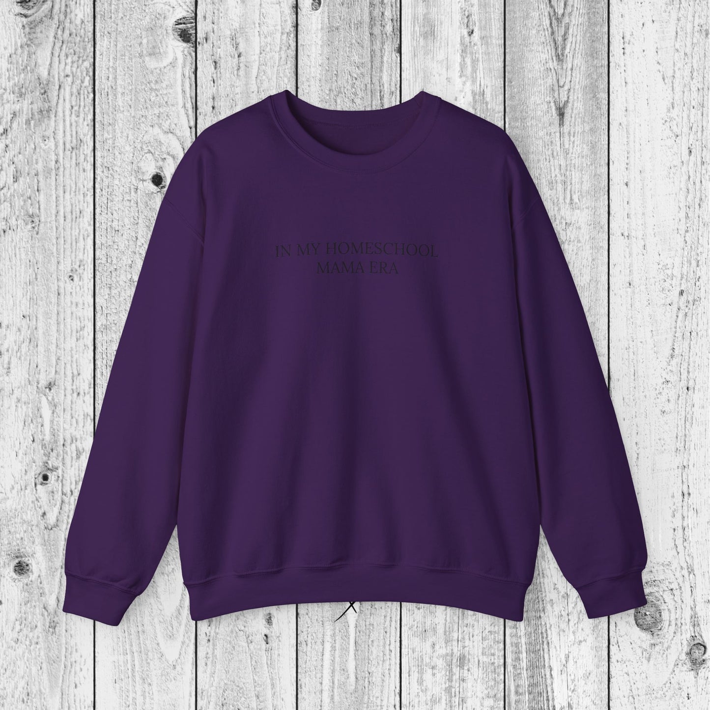 "In my homeschool mama era" Crewneck Sweatshirt